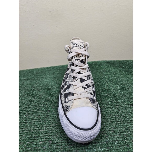 Converse Chuck Taylor All Star Cheetah Hi Top Shoes Womens Size 7 553399F - Picture 8 of 12